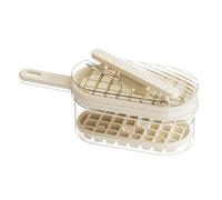 64Grid Ice Cube Tray Press to Release 64Grid Ice Ice adatto per esterni e interni, progettato per un uso di lunga durata con una corretta durata e funzionamento costante (bianco)