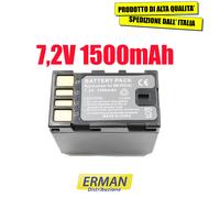 65/0770 BN-VF815U BN-VF808U FF BATTERIA PER JVC 7,2V 1500mAh