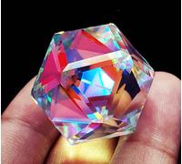 65 A 70 KT Arcobaleno Mystic Quarzo Loose Gemma Decorato Forma Certificato
