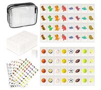 65 Blocchi 30mm Seaside Escape Game in Stile Mahjong, Seaside Escape Gioco | Mahjong Game Set Gioco di Fuga, Seaside Escape Mahjong, in ABS Plastico, con Adesivi in PVC, Adatto a Bambini e Adulti