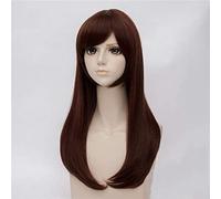 65 cm Game. DVA D. .va Copslay Wig Women Brown Color Hana Aong Costume Parrucca peruca Dva. Parrucche di Cosplay