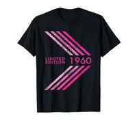 65° Compleanno 1960 Edizione Limitata Donna Sportive Stripe Maglietta