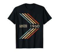 65° Compleanno 1960 Edizione Limitata Uomo Donna Stile Vintage Maglietta