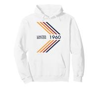 65° Compleanno 1960 Edizione Limitata Vintage Sport Style Felpa con Cappuccio