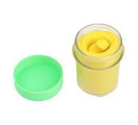 65 g di pasta galleggiante per esche per trote con aroma forte, per esche morbide versatili per carpe, trote, pesce persico, struttura modellabile per tutte le tecniche d'acqua dolce (giallo verde)