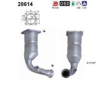 65 KW 88 CV CATALIZZATORE PER Peugeot 206 2 Vol/ 2A/C 1.4 16V