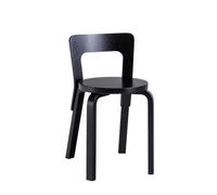 65 Sedia da Tavolo da Pranzo Nero
