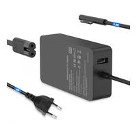 65 W Surface Pro Laptop Cavo di ricarica per Microsoft Surface Pro X 3 4 5 6 7 7+ 8 9, Surface Laptop 5 4 3 2 1, Surface Go Tablet, Surface Book 3, 2, 1 alimentatore di rete