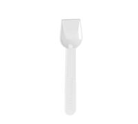 650 Cucchiaini palette da gelato PLA compostabile bianchi 10cm