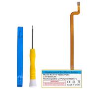 650 mAh 616-0229 - Batteria di ricambio per iPod 5th - 7th Gen A1136 A1238 6th 80GB 6.5th 120GB 7th 160GB 5th 30GB con kit di riparazione