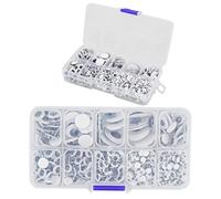 650 pezzi neri Wiggle Googly Eyes con autoadesivo, confezione mista da 4 mm a 18 mm