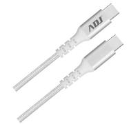 6504138 CAVO USB-C 2.0 1.5MT FOR APPLE WH ALUMINIUM SHELL+NYLON 480MBPS SPEED