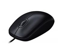 6504138 MOUSE M90 LOG BLACK CON FILO USB 910-001793 NERO