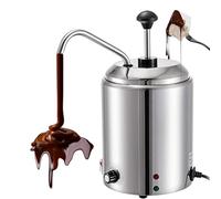伟 祥 650W Hot Chocolate Warmer Dispenser for Cheese, 2L Commercial Hot Fudge Warmer, Stainless Steel Pump, 30-110℃ (86-230℉) Adjustable, Commercial, 2.5L Large Capacity