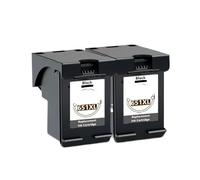 651xl Sostituzione della cartuccia a inchiostro Compatibile con 651 XL 651 funziona con il vantaggio di inchiostro Deskjet 5575 5645 OfficeJet 202 202c 252 252c Stampanti(2 black)