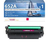 652A Cartuccia Toner ad altissima Capacità Compatibile per HP Color LaserJet Enterprise M680dn M680f M680z Stampanti, Nitide e Definite,Magenta-1 pack