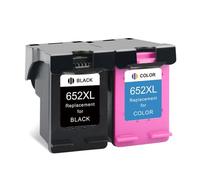 652xl Sostituzione della cartuccia di inchiostro Compatibile con Deskjet 1115 1118 2135 2136 3636 3835 4535 Le stampanti funzionano come Qsyrainbow 652 652xl(2pcs)