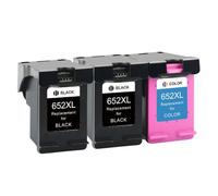 652xl Sostituzione della cartuccia di inchiostro Compatibile con Deskjet 1115 1118 2135 2136 3636 3835 4535 Le stampanti funzionano come Qsyrainbow 652 652xl(3pcs)
