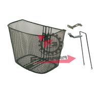 653.588160011 CESTINO ANTERIORE QUADRO NERO CON ASTE RETINATO MAGLIA STRETTA