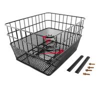 653.588160251 CESTINO POSTERIORE RETTANGOLARE NERO DOPPIA MAGLIA 40 X 30 X 22 CM