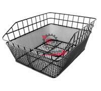 653.588160271 CESTINO POSTERIORE RETTANGOLARE NERO DOPPIA MAGLIA 39 X 31 X 17 CM