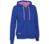 6554 JOMA FELPA DONNA RAGAZZA GIACCA JACKET CAPPUCCIO TASCHE FRONTALI SPORT