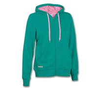 6555 JOMA FELPA DONNA RAGAZZA GIACCA JACKET CAPPUCCIO TASCHE FRONTALI SPORT