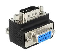 65593 Adattatore D-Sub 9pin Femmina, D-Sub 9pin Maschio Nero DELOCK