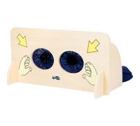small foot 6570 Sensual game "Feel wall" made of wood, educational game to feel