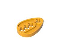 6575 Piastra Braccio con Foro Camma Technic, 50 Pezzi GDS-1084-compatibile con Lego Mattoncini da Costruzione, Colore Orange clair vif | Compatibile con mattoncini LEGO. Componenti MOC per i principali marchi edili, corrispondenza coerente dei colori.