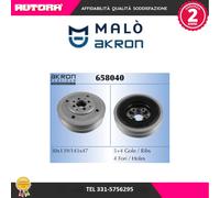 658040 Puleggia cinghia, Albero a gomiti (MARCA MALO')..