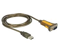 65840 Convertitore USB-RS232 D-Sub 9pin Maschio,USB A-Spina 1,5m DELOCK