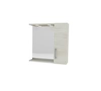 658533 Q.TA' 1 SPECCHIO DA BAGNO A 1 ANTA ROVERE BIANCO