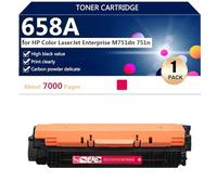 658A W2000A W2001A W2002A W2003A Cartuccia di Toner ad alta Capacità Compatibile per HP Color LaserJet Enterprise M751dn 751n Stampanti, Varie Specifiche Disponibili,Magenta