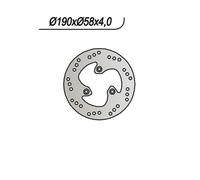 DISCO FRENO ANTERIORE NG 665 MALAGUTI F12 PHANTOM AIR 50 1994 1998