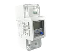65A 100A 220V 230V 50HZ 60HZ tensione corrente potenza reattiva attiva inversa positiva monofase guida DIN contatore di energia wattora(5(65) A)