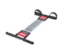 65KG Chest Expander | 5 Removable Springs for Arm / Chest / Ab Workout | Multifunction Pedal Exercise Equipment for Home Gym Strength Training