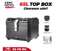 65L Scatola per casco moto Universale Coda superiore posteriore Bagagli Custodie per attrezzi Serratura per BMW R1200GS R1250GS R1200GS 1200 GS LC ADV 45L Matte Box
