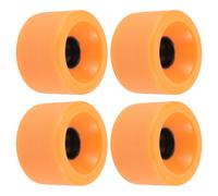 65mm 78A long board Ruote Morbide,4pz Cruiser Ruote Street Ruote,Arancione