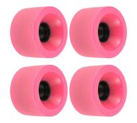 65mm 78A long board Ruote Morbide,4pz Cruiser Ruote Street Ruote,Rosa