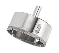 65mm diamante punta trapano seghe piastrelle marmo vetro strumento tono argento