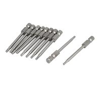 65mm Long 1/4" Hex Shank 2.5mm H2.5 Hexagon Insert Screwdriver Bits 10pz