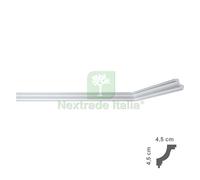 65PZ CORNICE DECORATIVA PER SOFFITTO MOD. I703 MM 45 X 45: