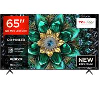 65Q6C 65" Qd-Mini LED SMART TV, 4K HDR Premium 1000Nits, Con Tecnologia Google T