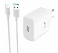65W Caricatore Rapido con Cavo USB C 1M per OPPO Find X3 Neo X2 Pro Reno7 5G Reno6 Reno4, Caricatore Rapido Charge VOOC con Cavo USB Type C per realme GT NEO 2 7 Pro X50 OnePlus Nord CE 2 9 8T