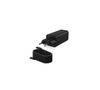 HP USB-C da 65 W, Caricatore da parete, GaN, Power Delivery (PD 3.0), Nero | Cavo USB-C da 2 m incluso, protezione da sovratensione e surriscaldamento, per notebook, tablet e smartphone