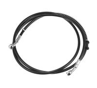 66.93" Moto Idraulico Freno Linea Olio Tubo Flessibile Trecciato Cavo Nero