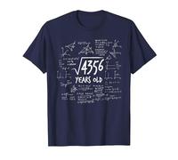 66° Compleanno - radice di 4356 Matematica Nerd Matematica Maglietta, Uomo, Navy, S