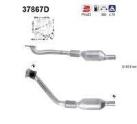 66 KW 90 CV CATALIZZATORE PER Seat Toledo I 1L2 1.9 TDI