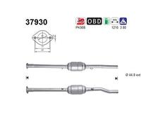 ASA Selection Catalizzatore AS 37930 per VW Golf V/Golf Plus 1.4 FSI 66 kW (90 CV)